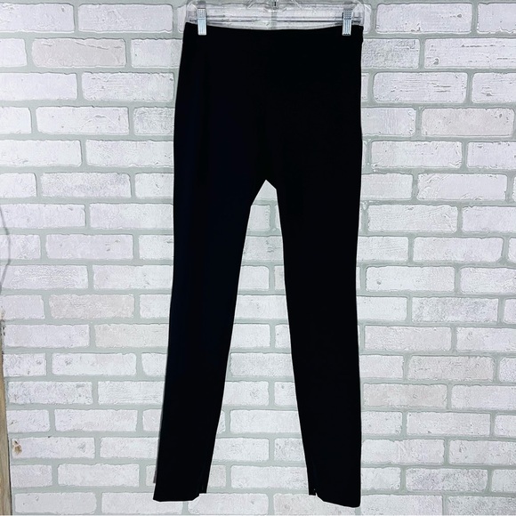 Theory Becker High Waist Zip Leggings in Black Size 4 - Picture 2 of 11